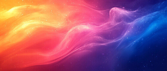 Bright cosmic streams and stars create a mysterious atmosphere — an excellent backdrop for presentations on technology or the cover of a scientific journal.