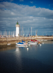 yachts in the harbor, Quiberon , France, Brittany