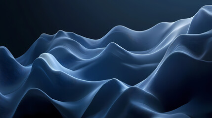 Obraz premium Abstract Waveform Landscape Design