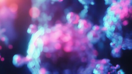 Microscopic virus cells spreading disease and infection closeup - Powered by Adobe