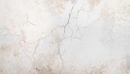 Obraz premium Faded white wall with peeling paint, suitable for text layout