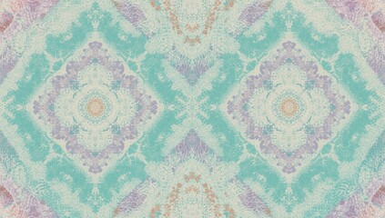 Retro Tie Dye Design Featuring Geometric Shapes and Soft Color Gradients, Background for Text and Layout