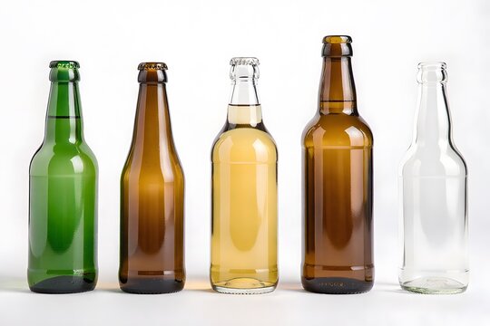 bottle of beer isolated