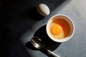 fried egg on a plate