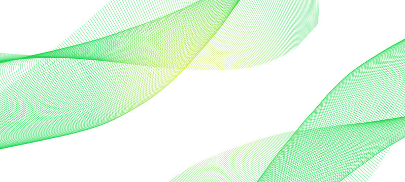 Abstract green and yellow gradient wave pattern, providing a visually engaging and adaptable design element for various uses