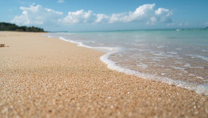 Subtle details of a sandy shore, ideal backdrop for layouts