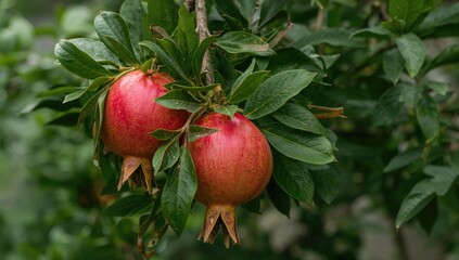 Pomegranates are self-fertilizing, requiring only a single fruit to produce more, beneficial gardening technique