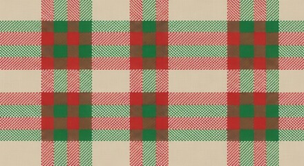 Christmas and New Year tartan plaid seamless vector pattern isolated PNG with Transparent Background