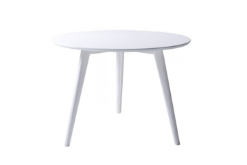 White round table