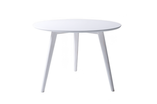 White round table