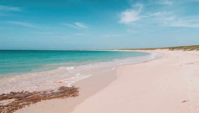 Coastal landscape with waves crashing on the shore, seasonal change