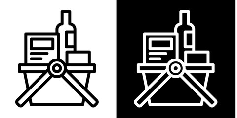 Product   Icon Set White Style Collection