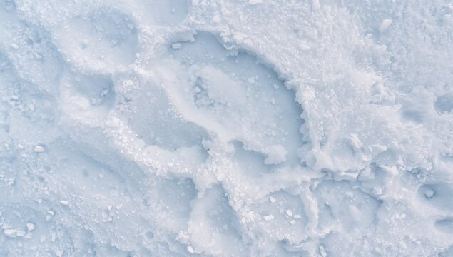 Set of snow textures, panoramic winter backgrounds featuring snowy ground and wind-sculpted patterns, seasonal change