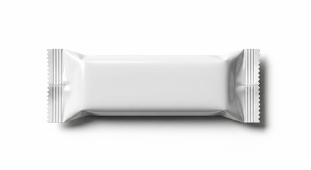 Illustration of blank chocolate bar package mockup