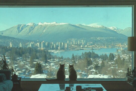 Find serenity with cats and scenic views in a vancouver home. Co - Powered by Adobe