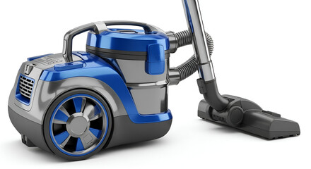 Fototapeta premium blue vacuum cleaner