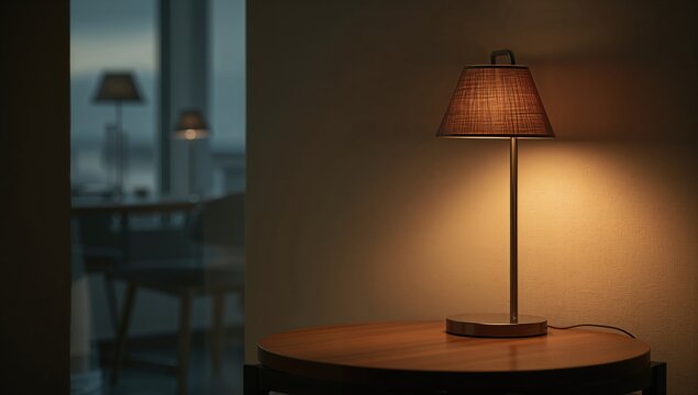 Warm-toned desk lamp designed for reading, enhancing focus and productivity