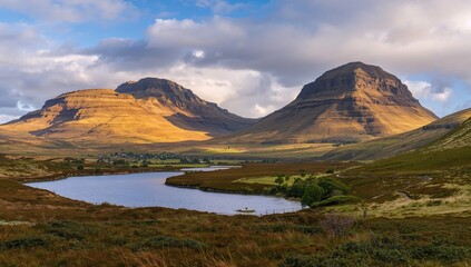 Scenic Landscapes Of Highlands, seasonal change