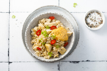 Rice bowl with chicken