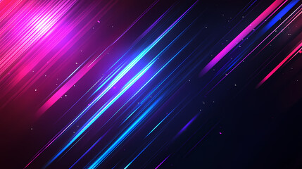 Fototapeta premium Abstract Neon Light Streaks
