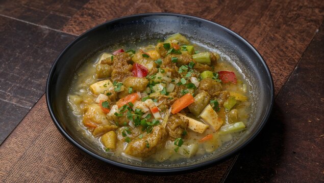 Pecel, a traditional Javanese dish featuring assorted vegetables, protein-rich meal