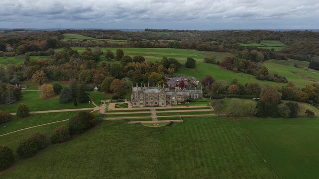 Bayham hall, huge Victorian manor, Tunbridge Wells, United Kingdom.