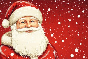 Santa claus with a gift