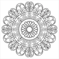 vector illustration of a flower