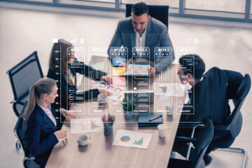 A weekly business performance report and analytics dashboard. A concept for tracking trends, KPIs, financial data, and insights over time. Motif