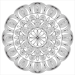 vector illustration of a mandala