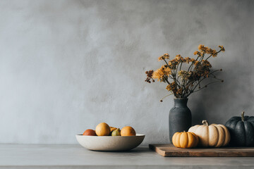 still life with pumpkin