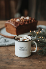 hot chocolate with marshmallows 