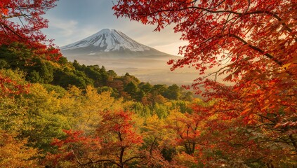 Vibrant autumn foliage showcasing seasonal change, Fall Equinox