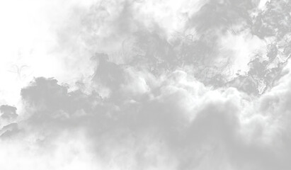White Mist PNG Isolated Steam Overlay Background