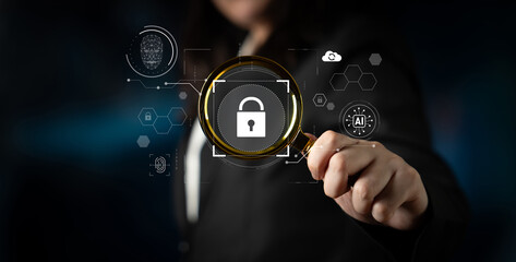 AI cyber security system using biometric authentication and privacy control. Cyber security...