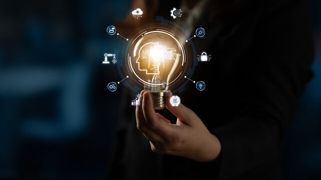 A concept of a global AI ecosystem centered on digital intelligence. Network integrates diverse applications like industrial automation, cloud computing, and fintech for worldwide innovation. Fermion