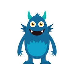 Cute Monster Vector Cartoon Monster Mascot Illustration Design