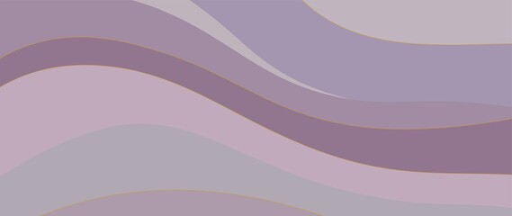 Abstract background with wavy lines in purple and gray tones