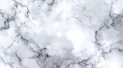 White and gray marble texture with dark veins background