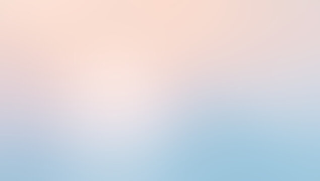 Abstract background soft peach pink to blue gradient abstract background pastel color blur abstract background