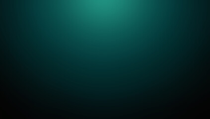 Teal Abstract Background with smooth gradient from dark teal to light aqua creating calm and elegant texture