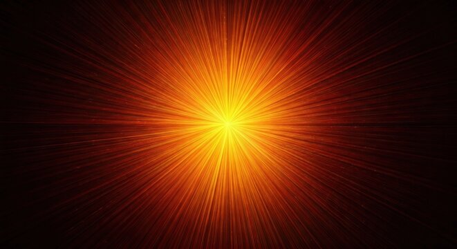 A radiant, bright burst of golden light radiating outwards from a central point