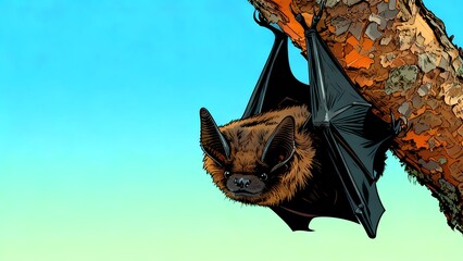 bat illustration