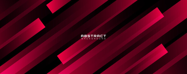 3D red geometric abstract background overlap layer on dark space with diagonal lines effect decoration. Modern graphic design element stripes style concept for web, art, flyer, card, or brochure cover