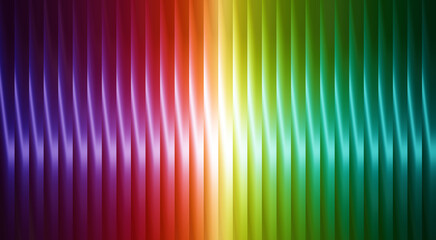 Colorful abstract background with various vertical lines in rainbow colors. The lines creating a mesmerizing visual display