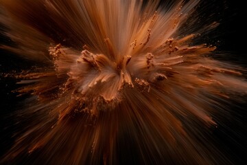 Bronze copper powder explosion forming mechanical gear-like patterns