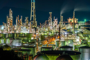 oil refinery plant
