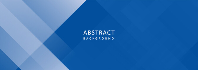 Fototapeta premium Abstract bacgkround blue and white gradient. Modern blue abstract rectangle box lines background for presentation design, banner, brocure,