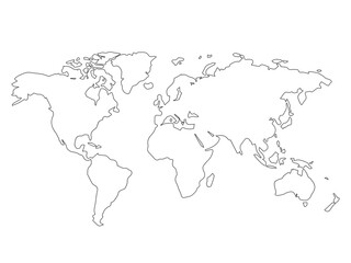 World Map Outline