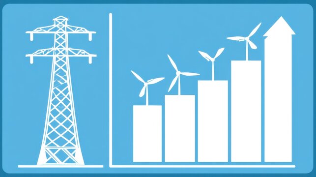 Renewable energy growth statistics global energy sector infographic clean technology data visualization sustainability trends